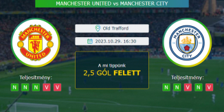 Manchester United – Manchester City 29.10.2023 Tippek Premier League