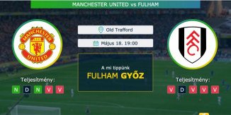 Manchester United – Fulham 18.05.2021 Tippek Premier League