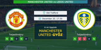 Manchester United – Leeds 20.12.2020 Tippek Premier League