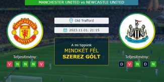 Manchester United – Newcastle United 01.11.2023 Tippek Angol Ligakupa