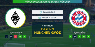 Mönchengladbach – Bayern München 08.01.2021 Tippek Bundesliga