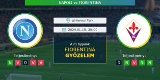 Napoli - Fiorentina 18.01.2024. Tippek Olasz Szuperkupa