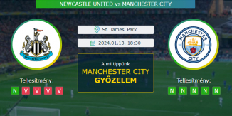 Newcastle United - Manchester City 13.01.2024. Tippek Premier League