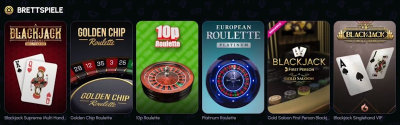 NovaJackpot Casino Tischspiele