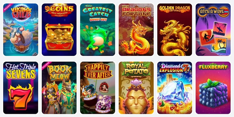 Ohmyspins Casino nyerőgépes játékok