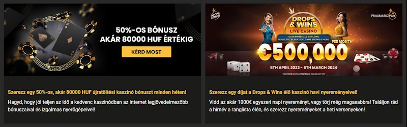 OlympusBet kaszinó bónuszok