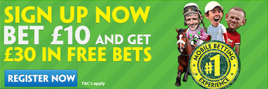 paddy power 30 free bet