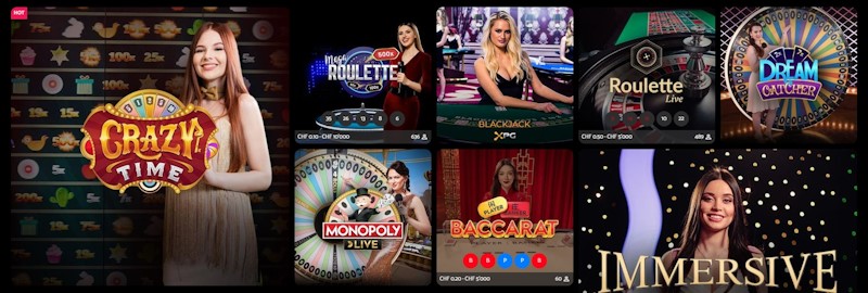 Palmslots Casino Live Spiele