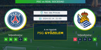 PSG - Real Sociedad 14.02.2024. Tippek Bajnokok Ligája