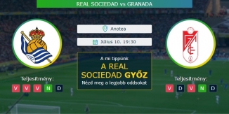 Real Sociedad- Granada 10.07.2020 Tippek LaLiga