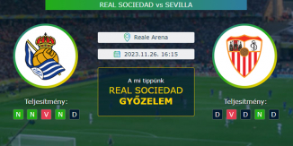 Real Sociedad – Sevilla 26.11.2023 Tippek LaLiga