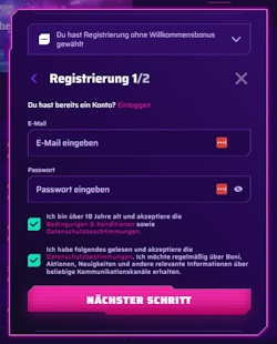 Robycasino registrierung