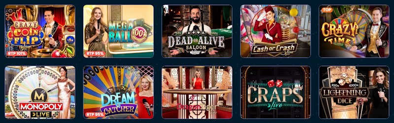 Rollino Casino Live Spiele