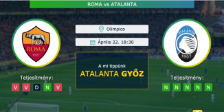 Roma – Atalanta 22.04.2021 Tippek Serie A