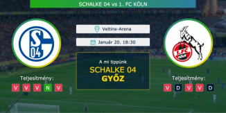 Schalke 04 – 1. FC Köln 20.01.2021 Tippek Bundesliga