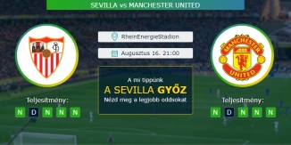 Sevilla - Manchester United 16.08.2020 Tippek Európa Liga