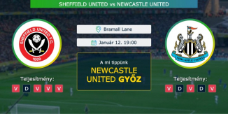 Sheffield United – Newcastle United 12.01.2021 Tippek Premier League