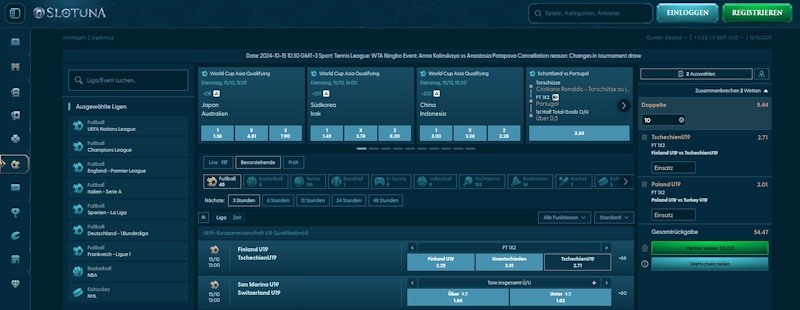 Slotuna Sportwetten