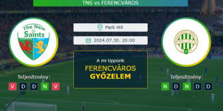 TNS - Ferencváros 30.07.2024. Tippek Bajnokok Ligája