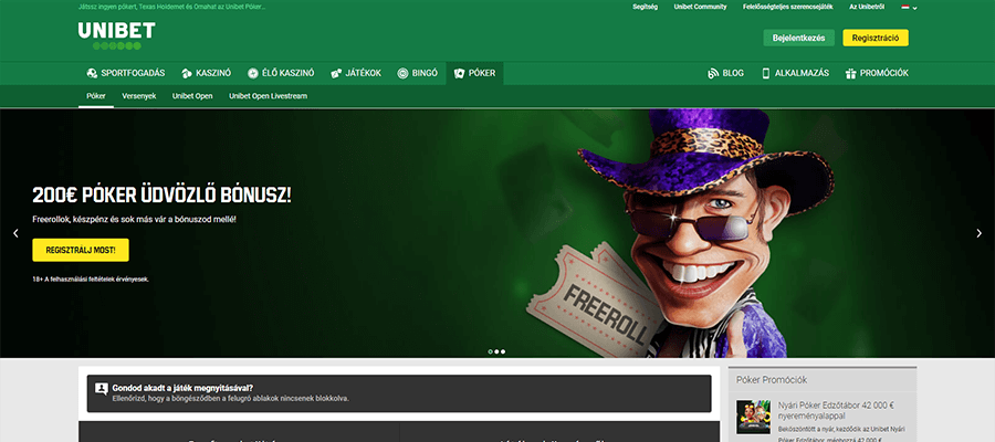 Poker Unibet