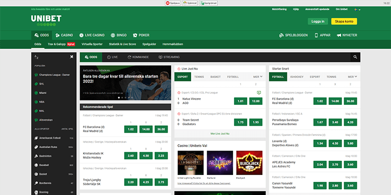 Unibet Sverige