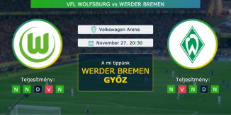 Vfl Wolfsburg – Werder Bremen 27.11.2020 Tippek Bundesliga