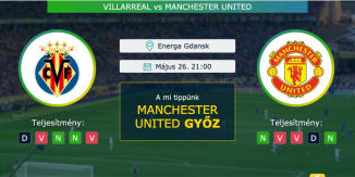 Villarreal – Manchester United 26.05.2021 Tippek Európa Liga