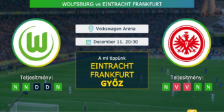 Wolfsburg – Eintracht Frankfurt 11.12.2020 Tippek Bundesliga